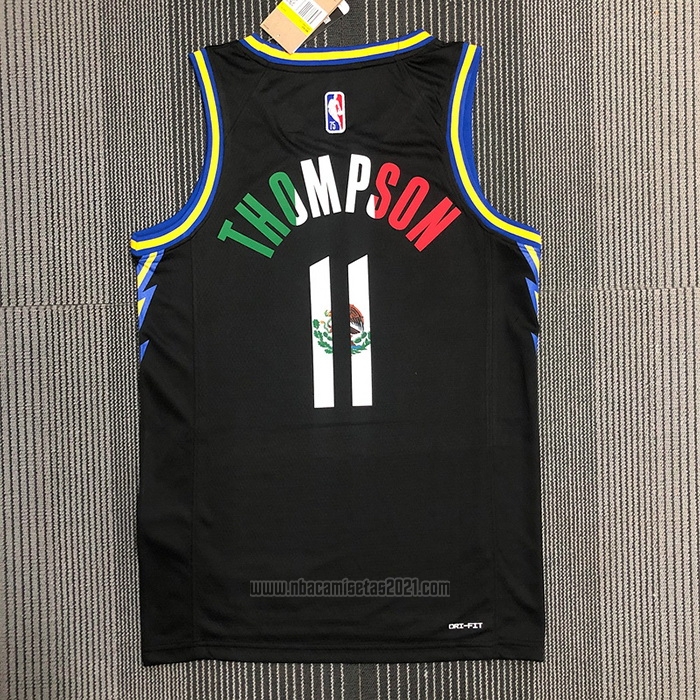 Camiseta Golden State Warriors Klay Thompson #11 2022 Slam Dunk Special Mexico Edition Negro